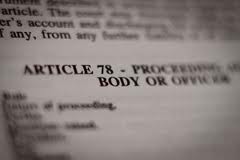 Article 78 Appellate Proceedings